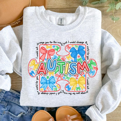 Autism puzzle DTF Shirt Transfer