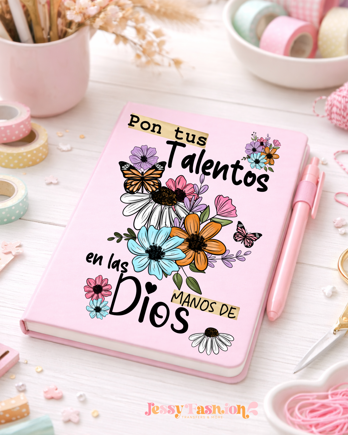 Pon tus talentos Uv dtf notebook