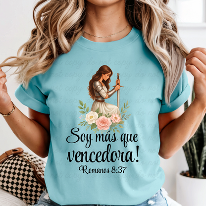 Soy mas que vencedora! DTF Shirt Transfer