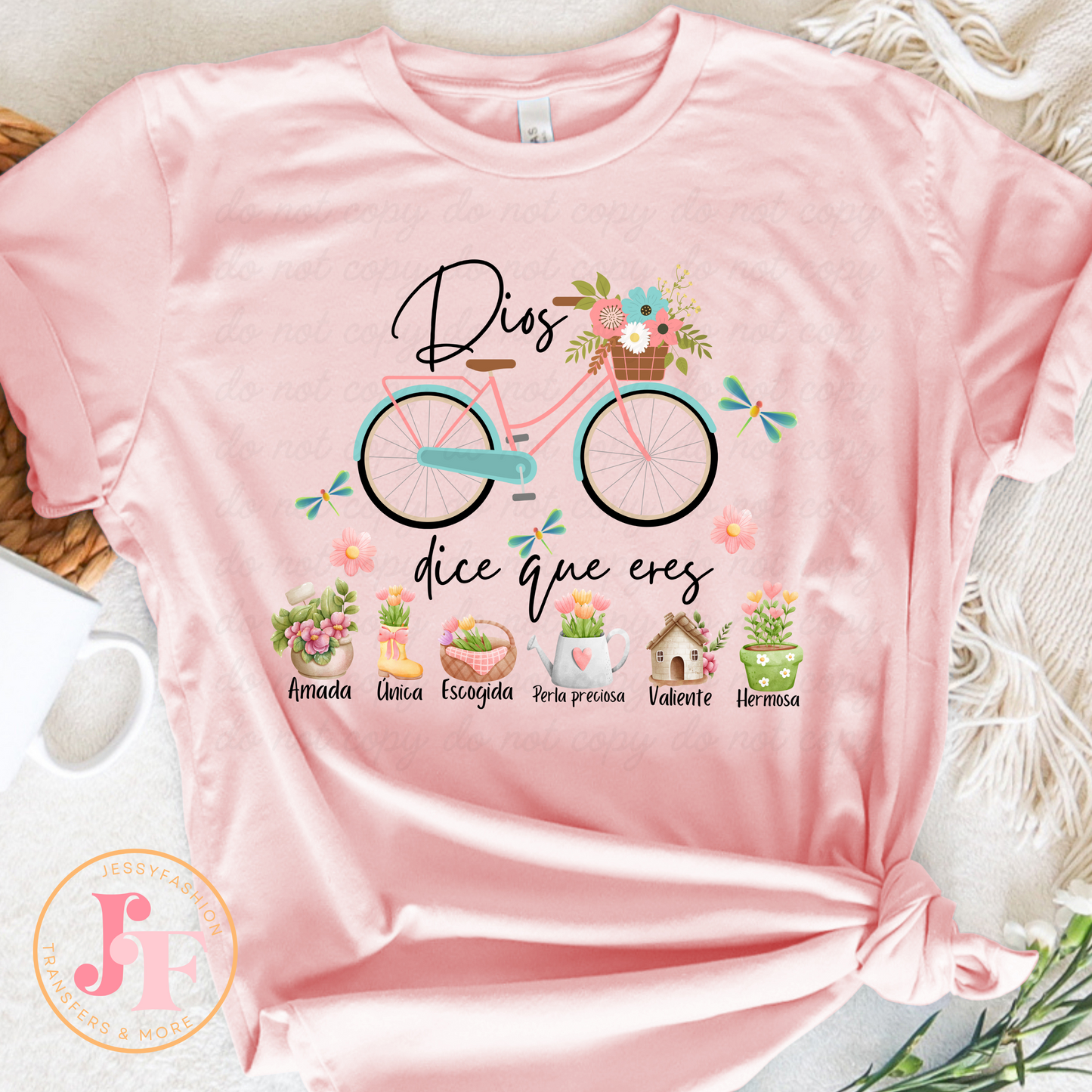 Dios dice que eres... DTF Shirt Transfer