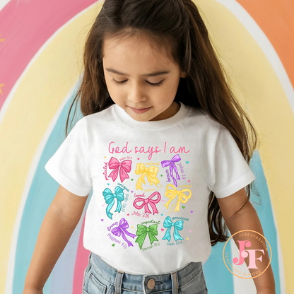 God says i am DTF Shirt Transfer