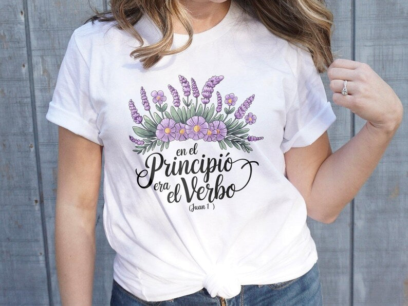 En el principio es el verbo DTF Shirt Transfer
