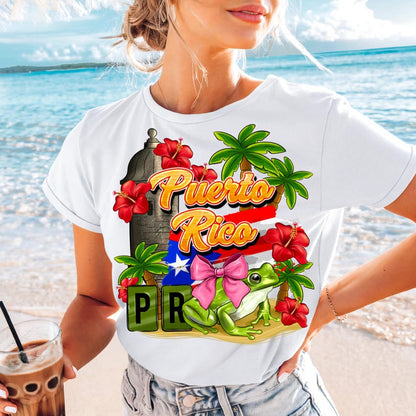 Puerto Rico DTF Shirt Transfer