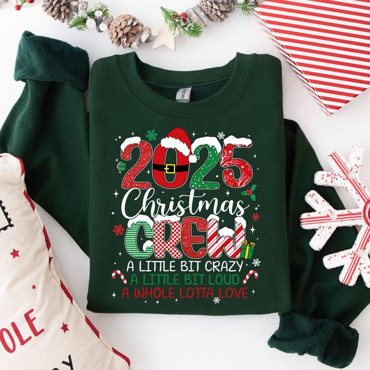 2025 Christmas Crew Dtf Shirt Transfer