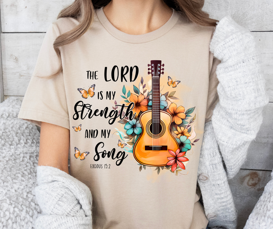 Lord is my strength DTF Shirt Transfer