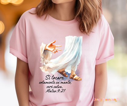 Si tocare solamente su manto DTF Shirt Transfer