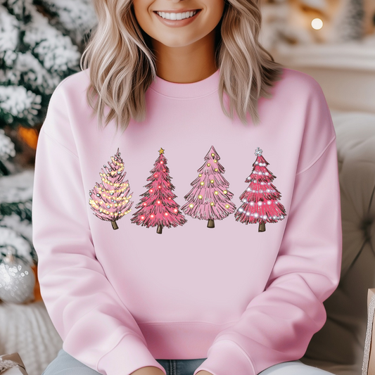Pink Trees DTF Shirt transfer