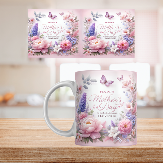Happy Mother's Day mug 11oz Sublimation transfer