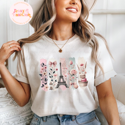 Beautiful Paris DTF Shirt Transfer