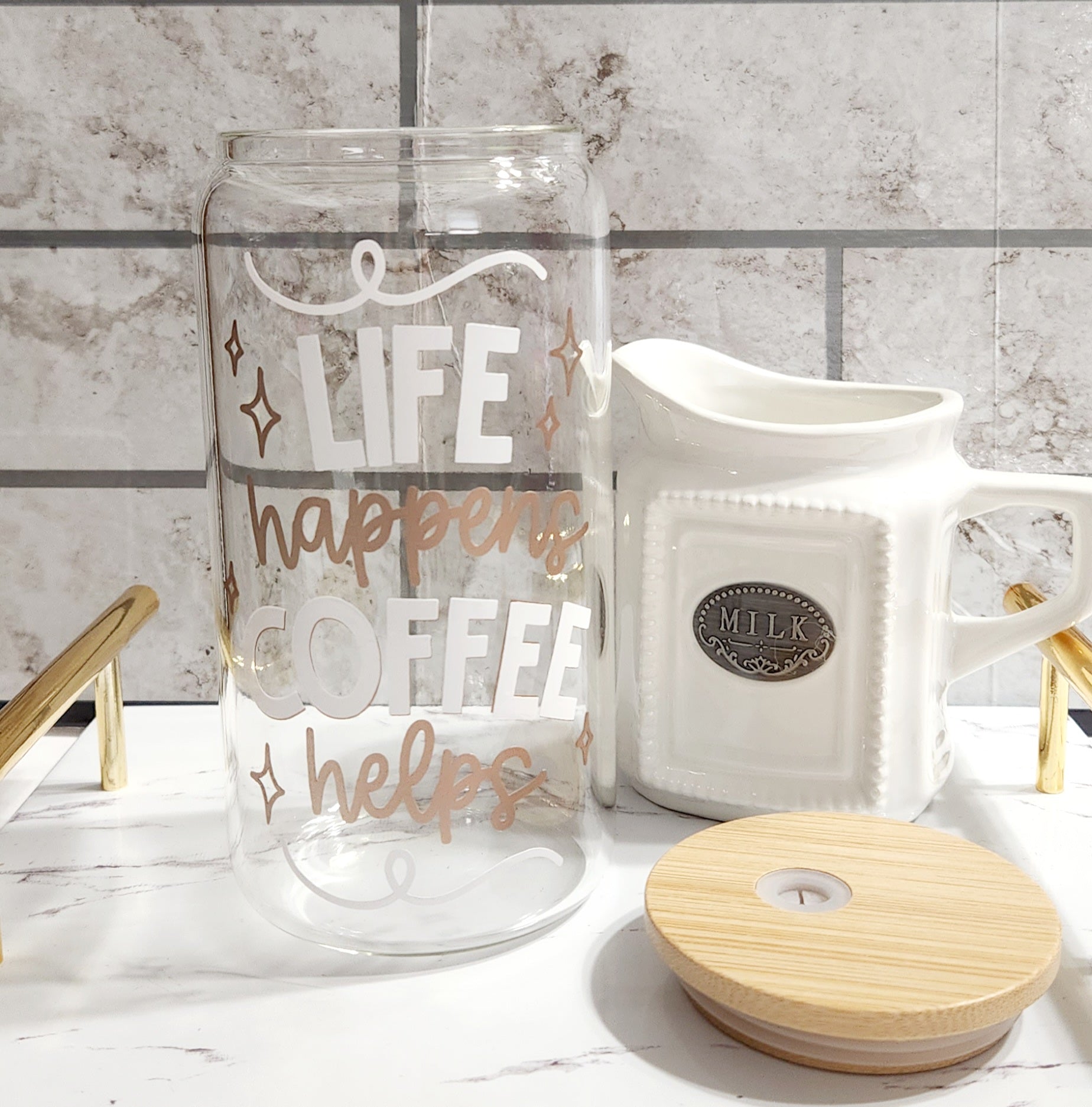 Life happens coffee help - Jessyfashion Custom & Design 