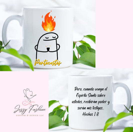 Flork pentecotes mug sublimation transfers